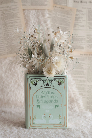 Myths & Fairy Tales - Book Vase & Dried Flowers