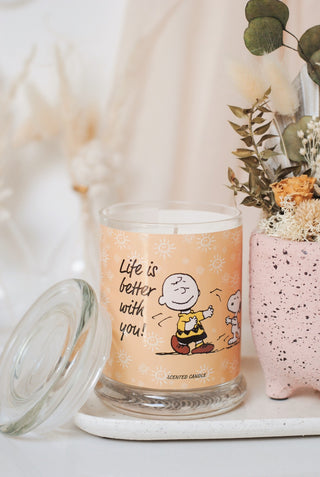 Snoopy - Life Is Better With You Candle