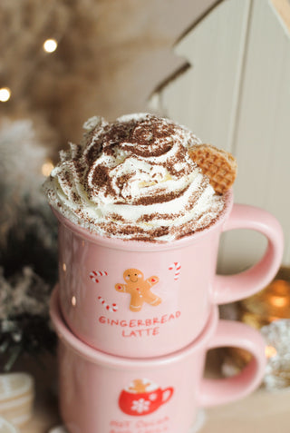 Pink Gingerbread Latte Mug