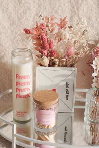 Love Letter - Book Vase & Dried Flowers I