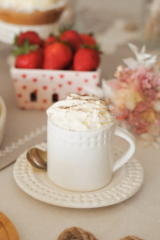 White Cup & Saucer