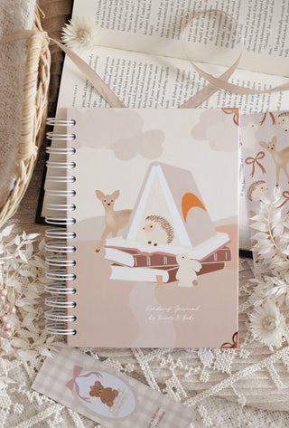 The Reading Journal '27 - White & Rose Gold