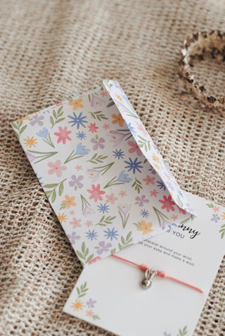 Some Bunny Loves You Bracelet & Card