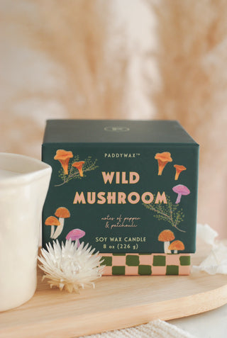 Paddywax - Bistro Ceramic Candle in Wild Mushroom