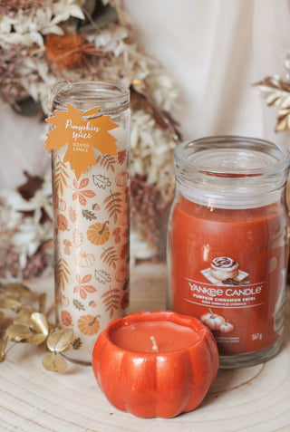 Pumpkin Candle - Orange