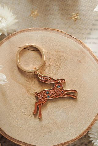 Celestial Hare Keyring