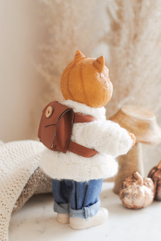 Cat in Sweater Orange