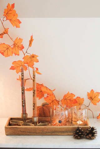 Wooden Autumn Tray