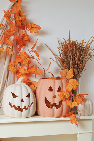 Open Terracotta Pumpkin Large