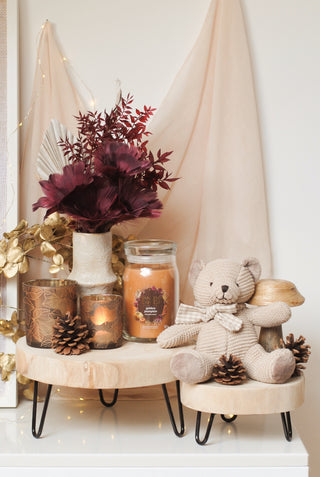 Golden Autumn Tealight Holder Small