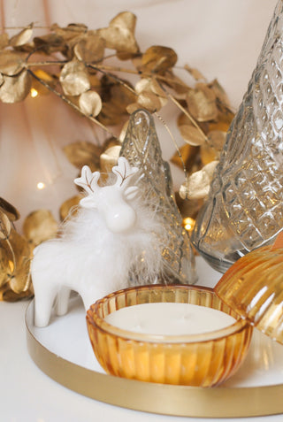 Christmas Ball Candle - Ochre