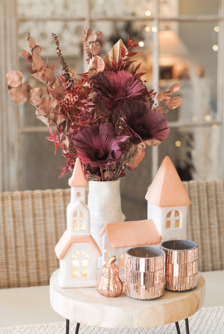 Gilded Meadow - Vase & Dried Flowers