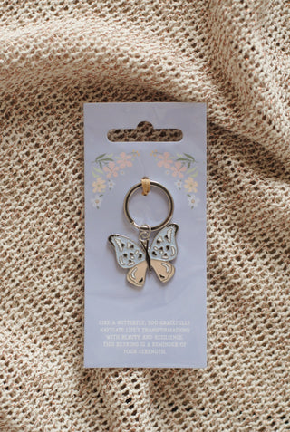 Butterfly Keyring