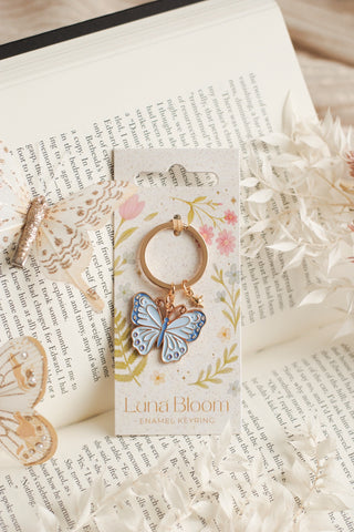 Butterfly Keyring