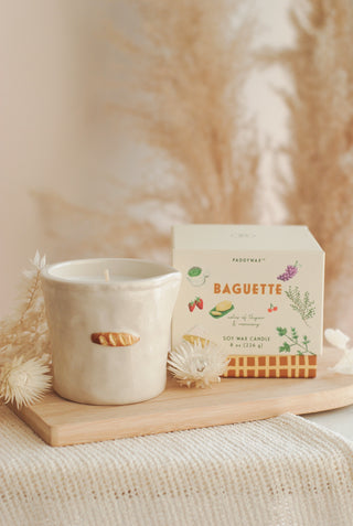 Paddywax - Bistro Ceramic Candle in Baguette