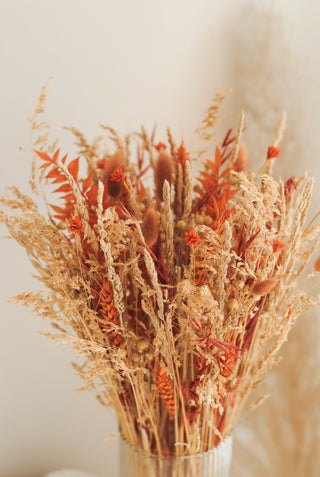 Autumn Whistle - Dried Flowers & Vase