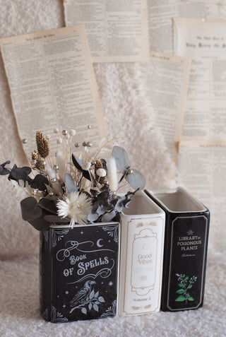 Book of Spells - Book Vase