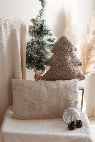 Bouclé Christmas Tree Cushion