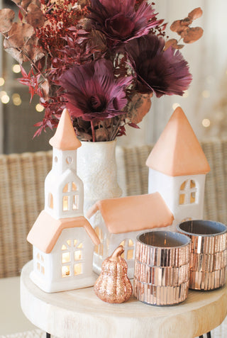 Mini Glitter Pumpkins - Set van 6