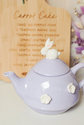 Lilac Bunny Mug & Teapot