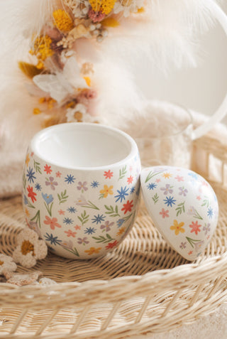 Floral Egg Oil Burner