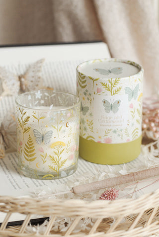 Floral Butterfly Candle