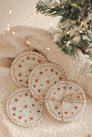 Teddy's Delight Coaster II - Set van 4