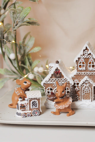 Little Gingerbread Mouses - Set van 3