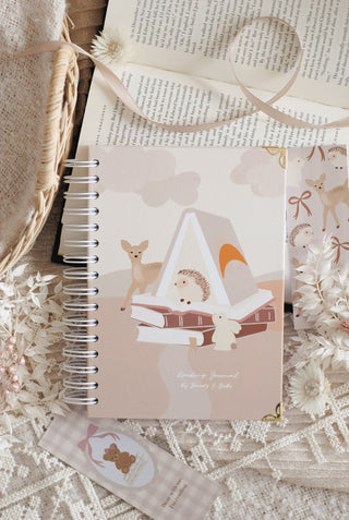 The Reading Journal '27 - White & Gold