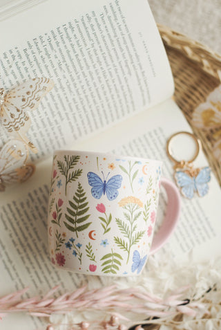 Floral Butterfly Mug