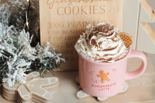 Pink Gingerbread Latte Mug