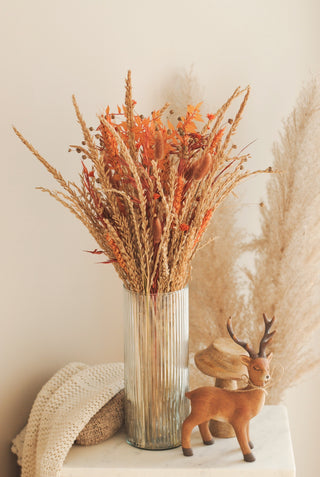 Autumn Harvest - Dried Flowers & Vase