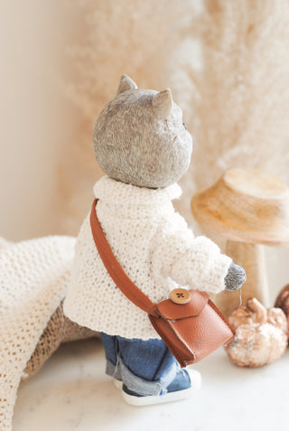 Cat in Sweater Grey