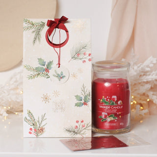 Yankee Candle Kerst Giftbag (voor large of medium jar)