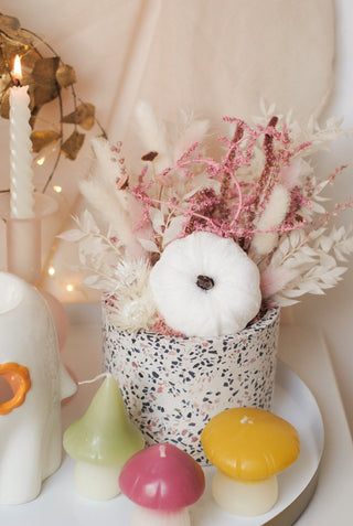 Pastel Mushroom Candles - Set van 3