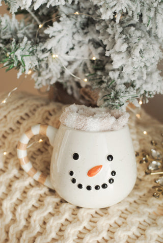 Snowman Mug with Socks