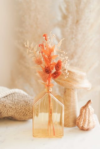 Autumn House Vase Small with Flowers II