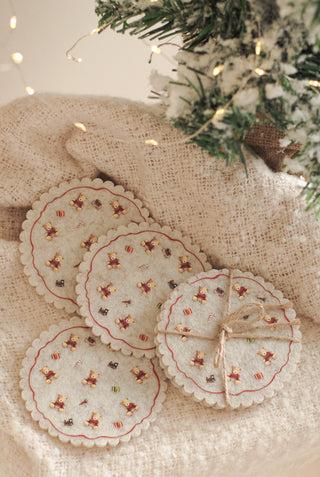 Teddy's Delight Coaster II - Set van 4