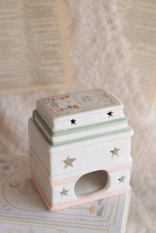 Book Stack Oil Burner