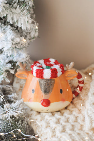 Reindeer Mug with Socks