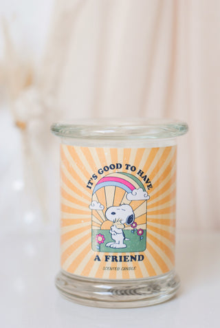 Snoopy - It's Good To Have a Friend Candle