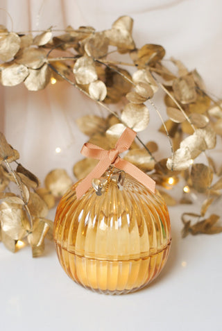 Christmas Ball Candle - Ochre