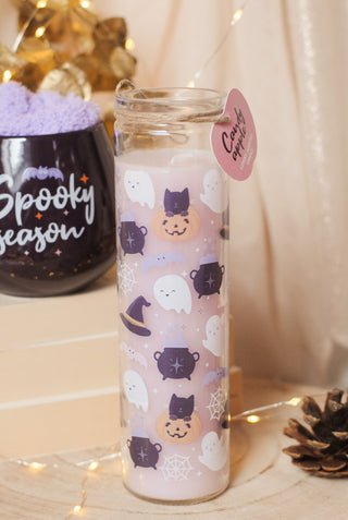 Pastel Halloween Candle