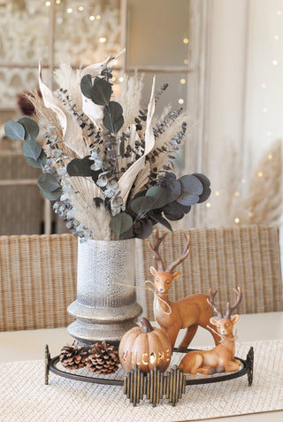 Welcome Pumpkin Brown Small