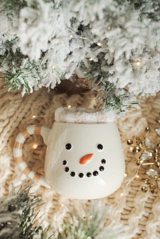 Snowman Mug with Socks