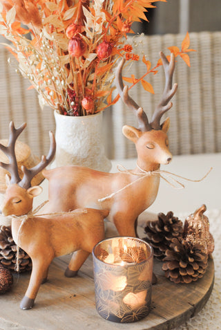 Golden Autumn Tealight Holder Small
