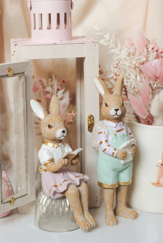 Reading Bunnies I - Set van 2
