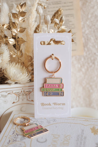 Book Worm Keyring