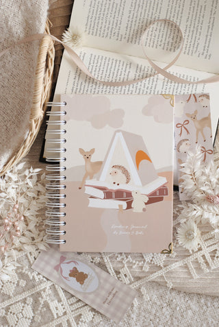 The Reading Journal '27 - White & Gold