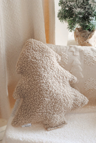 Bouclé Christmas Tree Cushion